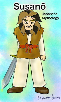 Susanō is one of the deity of Japanese Mytthology.