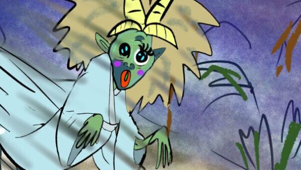 9 Izanaki Escaping from the land of Yomi